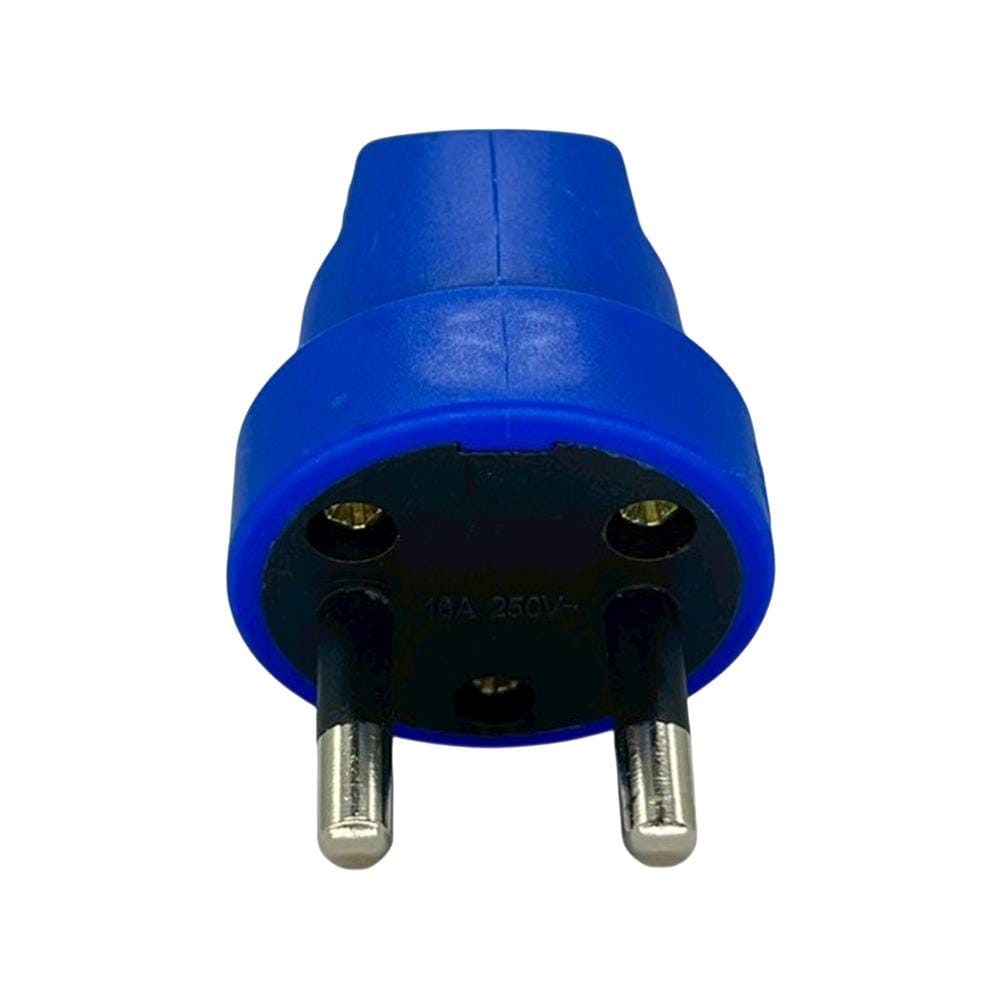 ปลั๊กตัวผู้หัวงอ 2 ขากลม SUNTECH RKP2202.16A-BL สีฟ้า