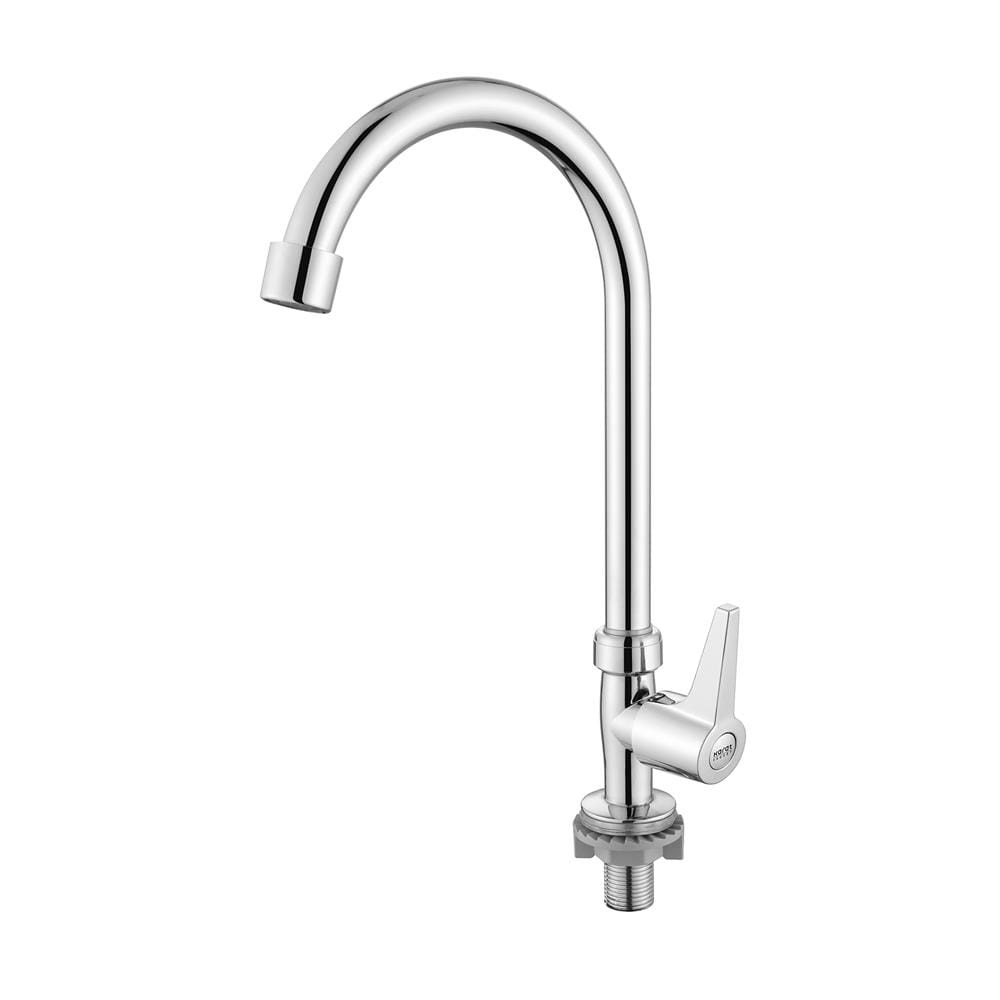 ก๊อกซิงค์เดี่ยวเคาน์เตอร์ KARAT FAUCET KF-80-511-50 สีโครม