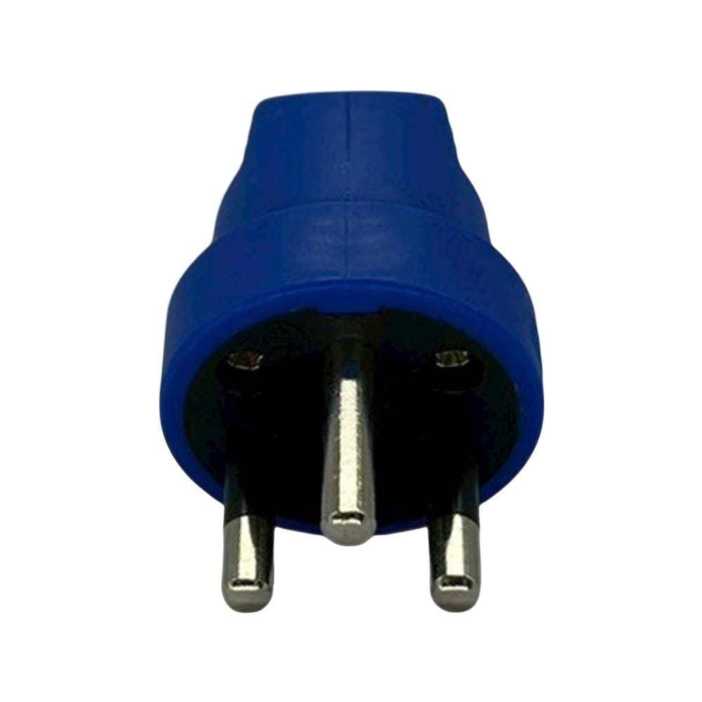 ปลั๊กตัวผู้หัวงอ 3 ขากลม SUNTECH TL2316-B สีฟ้า