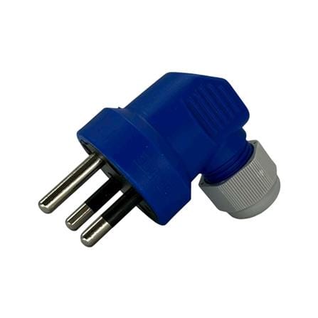 ปลั๊กตัวผู้หัวงอ 3 ขากลม SUNTECH TL2316-B สีฟ้า_0
