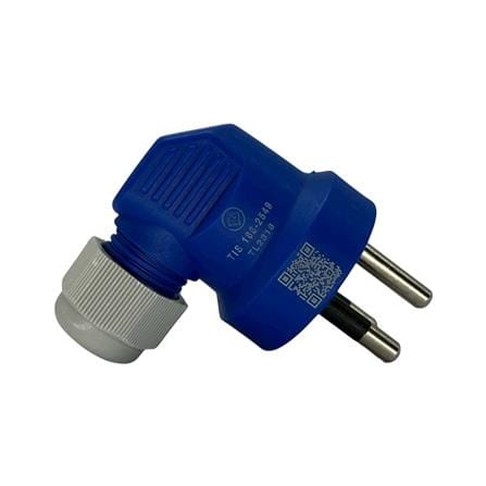 ปลั๊กตัวผู้หัวงอ 3 ขากลม SUNTECH TL2316-B สีฟ้า_1