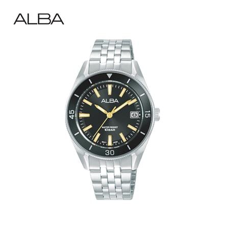 นาฬิกาข้อมือผู้ชาย ALBA รุ่น AG8Q19X ขนาด 34 มม. สีดำ