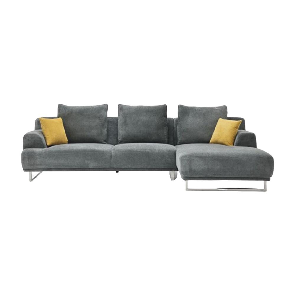 โซฟาเข้ามุม SOFA SOLUTIONS GIRLY-PLUS 19251408 สีเทาเข้ม