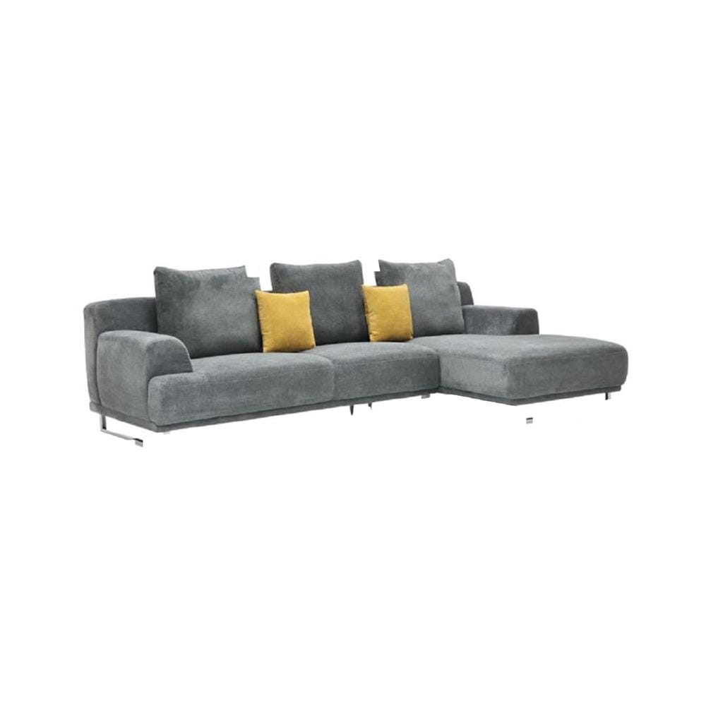 โซฟาเข้ามุม SOFA SOLUTIONS GIRLY-PLUS 19251408 สีเทาเข้ม
