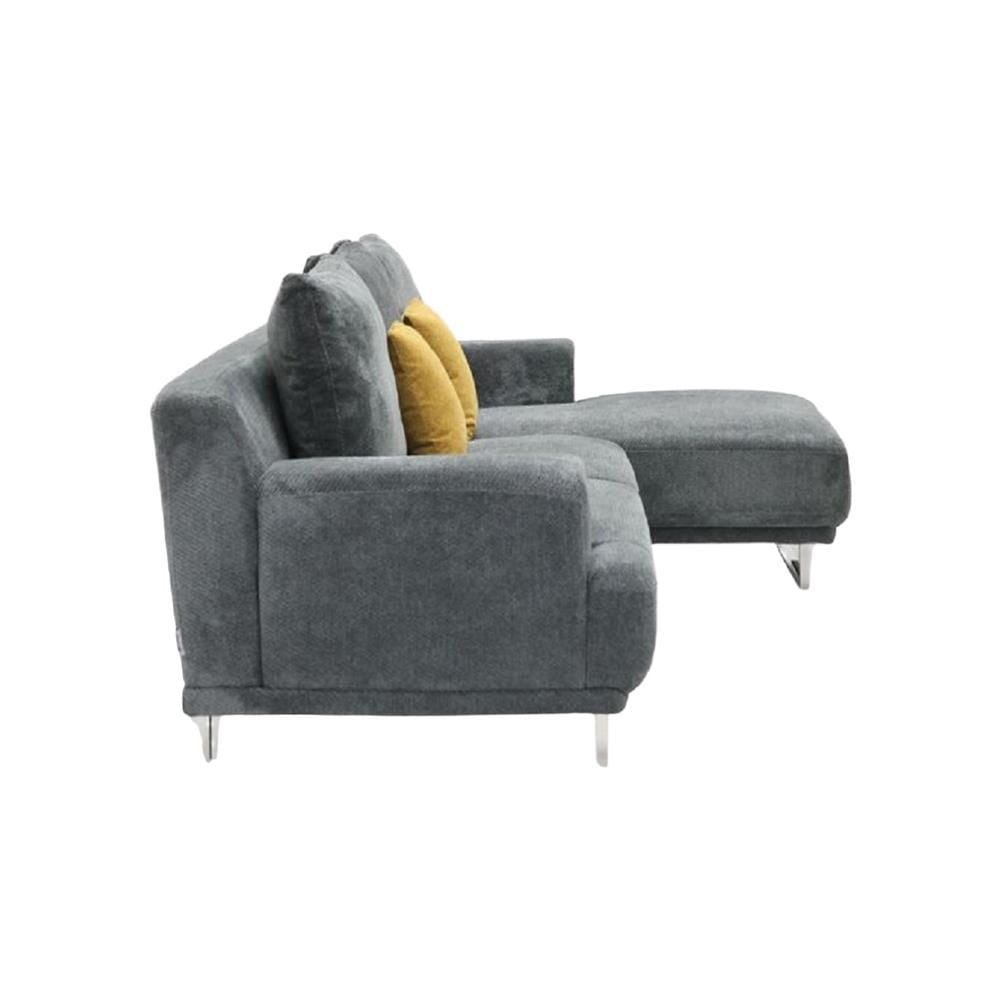 โซฟาเข้ามุม SOFA SOLUTIONS GIRLY-PLUS 19251408 สีเทาเข้ม