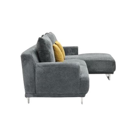 โซฟาเข้ามุม SOFA SOLUTIONS GIRLY-PLUS 19251408 สีเทาเข้ม_2