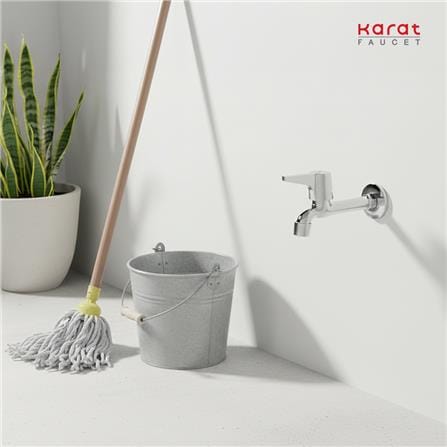 ก๊อกล้างพื้น KARAT FAUCET KF-80-400-50 สีโครม_2