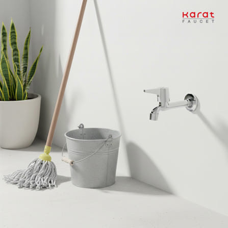 ก๊อกล้างพื้น 1 ทาง KARAT FAUCET KF-80-400-50 สีโครม_2