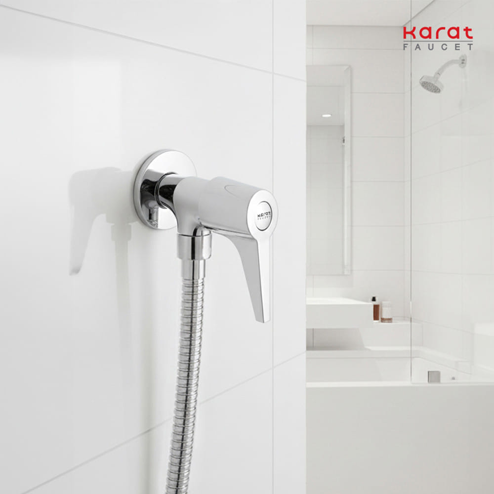 วาล์วฝักบัว 1 ทาง KARAT FAUCET KF-80-470-50 สีโครม