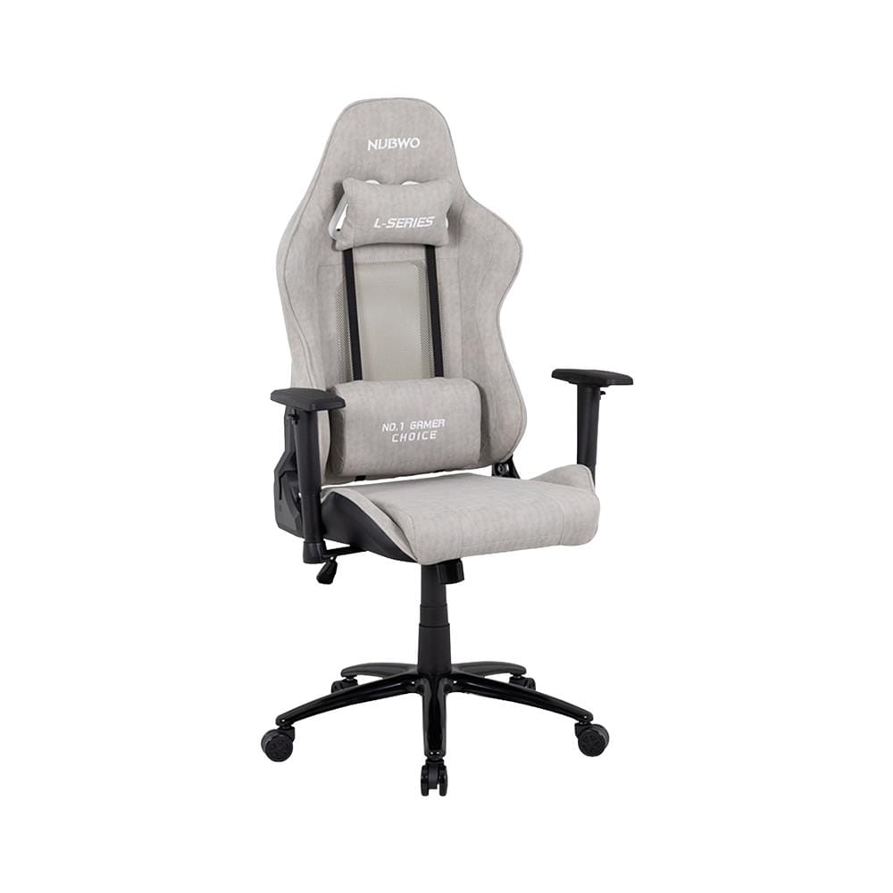 เก้าอี้เกมมิ่ง NUBWO L204 สีครีม