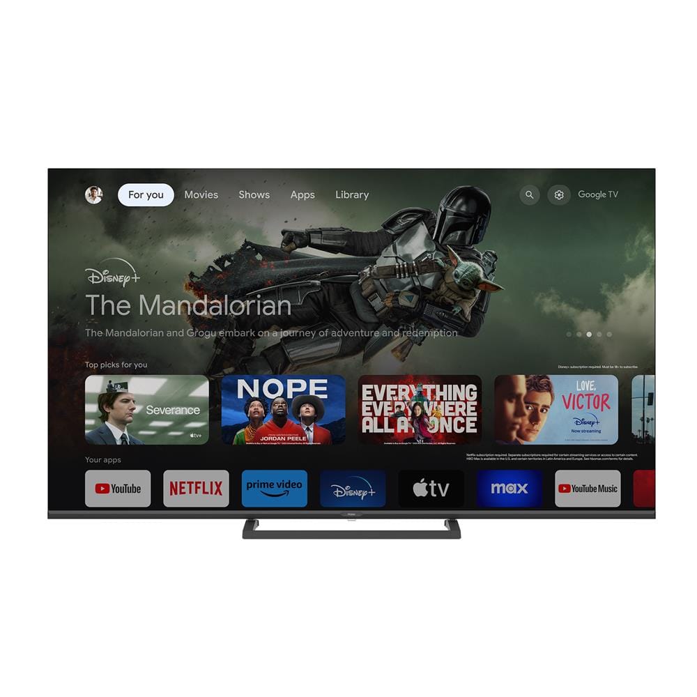 ทีวีคิวแอลอีดี 55 นิ้ว HAIER (4K, QLED, GOOGLE TV) H55S80GUX