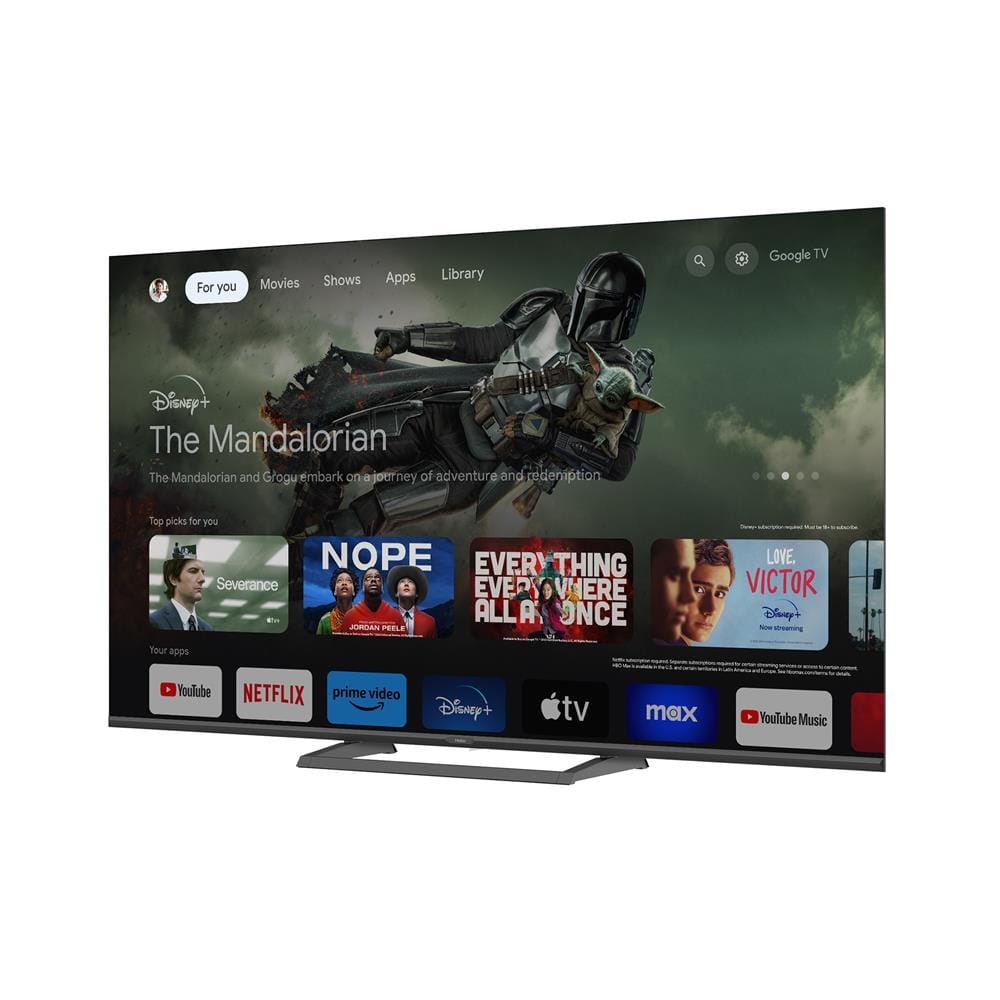 ทีวีคิวแอลอีดี 55 นิ้ว HAIER (4K, QLED, GOOGLE TV) H55S80GUX
