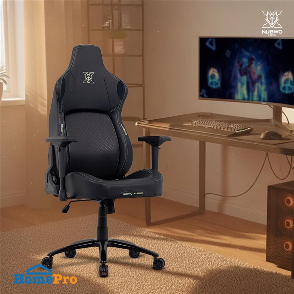 เก้าอี้เกมมิ่ง NUBWO X122 สีดำ