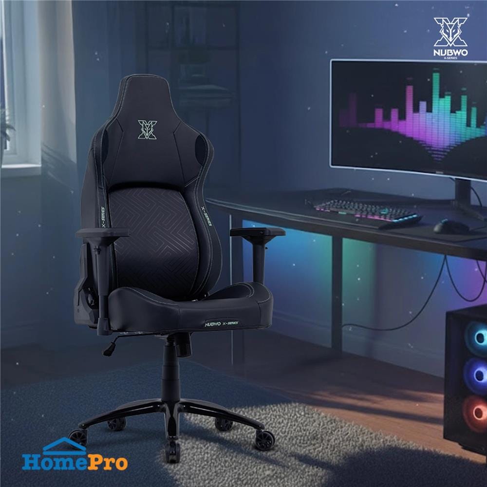 เก้าอี้เกมมิ่ง NUBWO X122 สีดำ