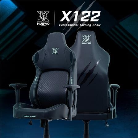 เก้าอี้เกมมิ่ง NUBWO X122 สีดำ_6
