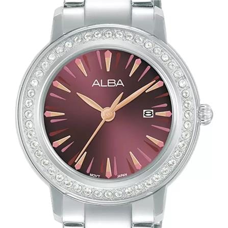 นาฬิกาข้อมือผู้หญิง ALBA รุ่น AH7DL1X ขนาด 33 มม. สีแดง_1