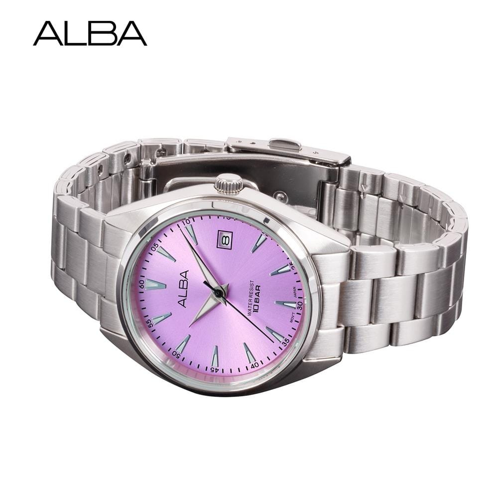 นาฬิกาข้อมือผู้หญิง ALBA AG8Q11X 36 มม. สี SILVER/PURPLE