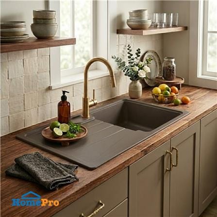ซิงค์ฝัง 1 หลุม 1 ที่พัก BLANCO 495.39.586 สีเทา_1