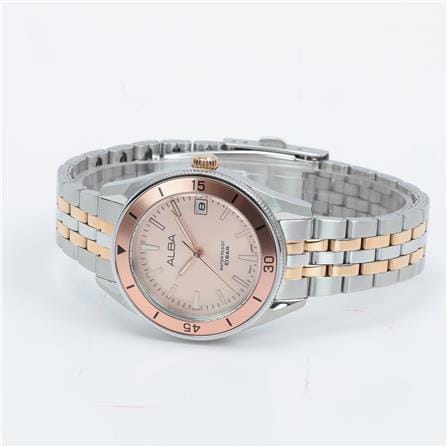 นาฬิกาข้อมือผู้หญิง ALBA รุ่น AG8Q13X ขนาด 34 มม. สีชมพู_1