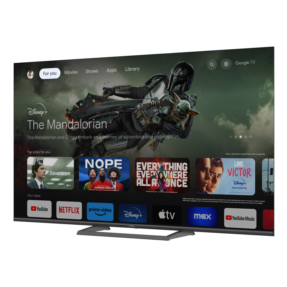 ทีวีคิวแอลอีดี 50 นิ้ว HAIER (4K, QLED, GOOGLE TV) H50S80GUX