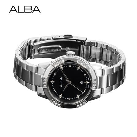 นาฬิกาข้อมือผู้หญิง ALBA รุ่น AH7DG3X ขนาด 32 มม. สีดำ_2