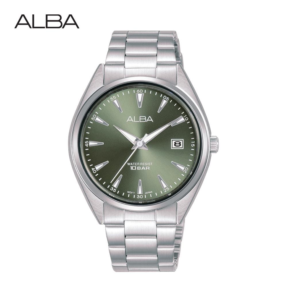 นาฬิกาข้อมือผู้หญิง ALBA รุ่น AG8Q09X ขนาด 36 มม. สีเขียว_1