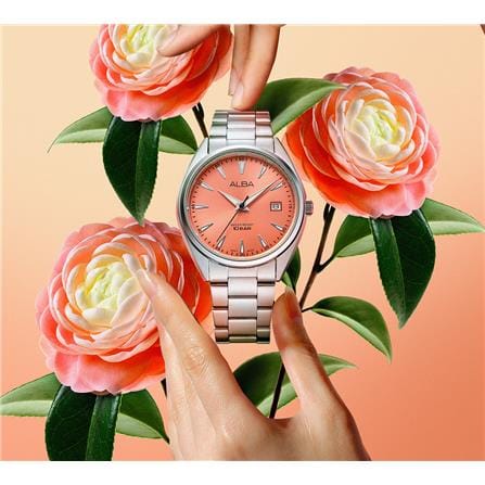 นาฬิกาข้อมือผู้หญิง ALBA AG8Q05X 36 มม. สี SILVER/ORANGE_4