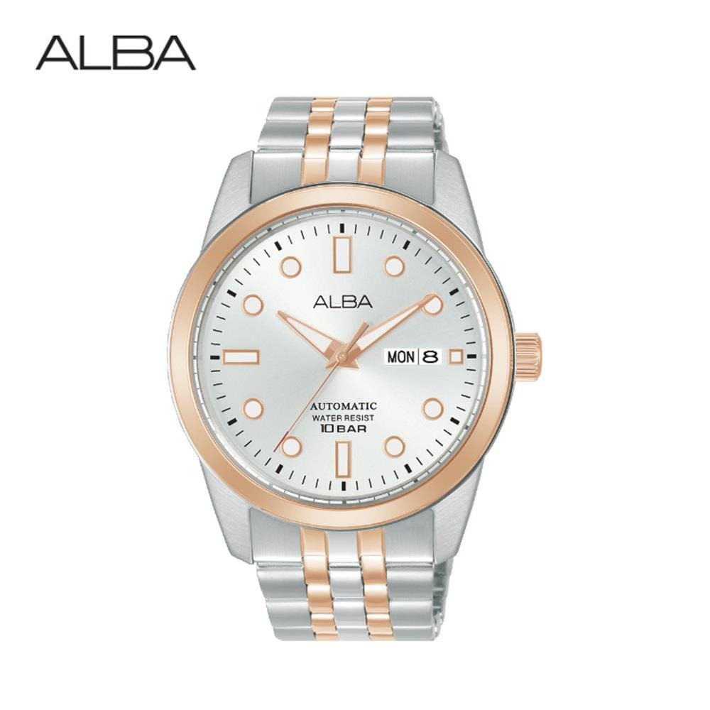 นาฬิกาข้อมือผู้ชาย ALBA รุ่น AL4656X ขนาด 42 มม. สีขาวเงิน