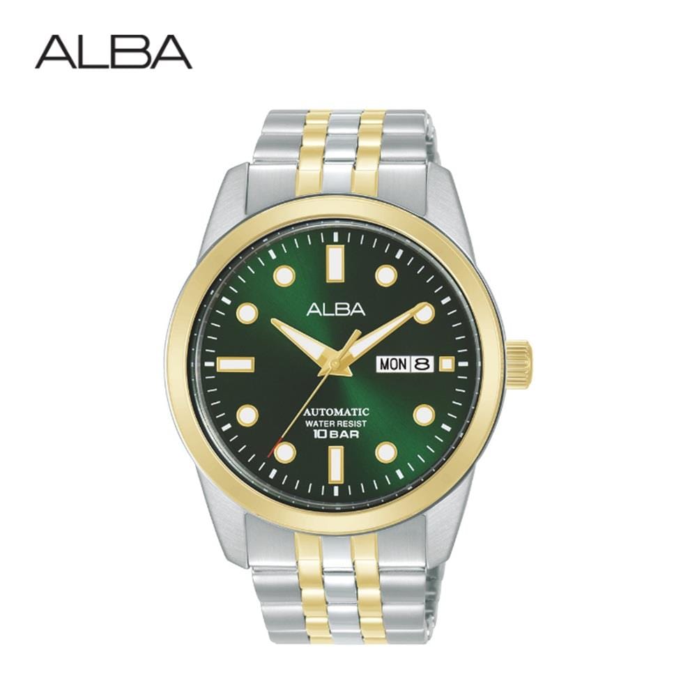 นาฬิกาข้อมือผู้ชาย ALBA AL4658X 42 มม. สี SILVER/GREEN