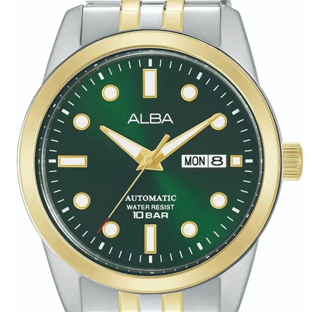 นาฬิกาข้อมือผู้ชาย ALBA AL4658X 42 มม. สี SILVER/GREEN