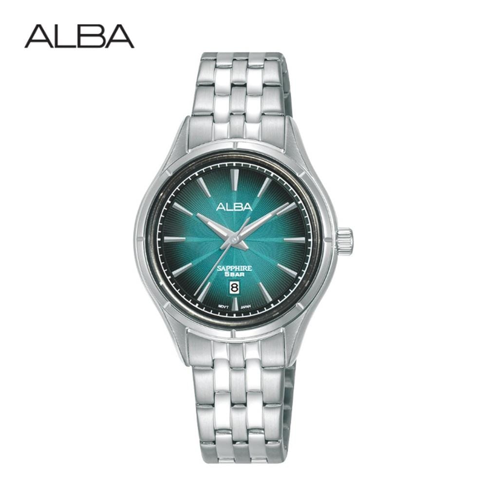 นาฬิกาข้อมือผู้หญิง ALBA AH7CY9X 30 มม. สี SILVER/BLACK/TURQUOISE