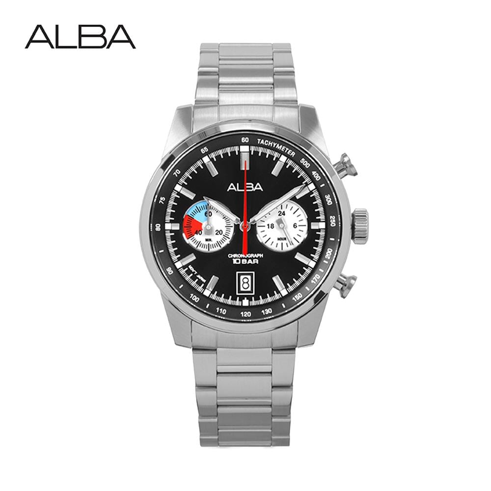 นาฬิกาข้อมือผู้ชาย ALBA รุ่น A4B001X ขนาด 44 มม. สีดำ_1