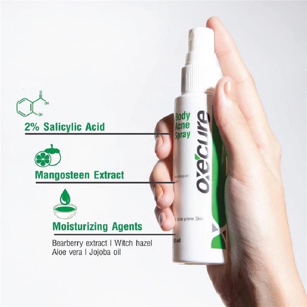 สเปรย์ฉีดสิวที่หลังและลำตัว OXECURE BODY ACNE SPRAY (10OX00020) 50 มล.