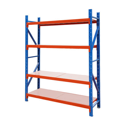 ชั้นเหล็ก 4 ชั้น MATALL 200x60x200 ซม. สีส้ม/น้ำเงิน_0