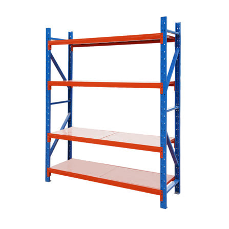 ชั้นเหล็ก 4 ชั้น MATALL 150x60x200 ซม. สีส้ม/น้ำเงิน_0