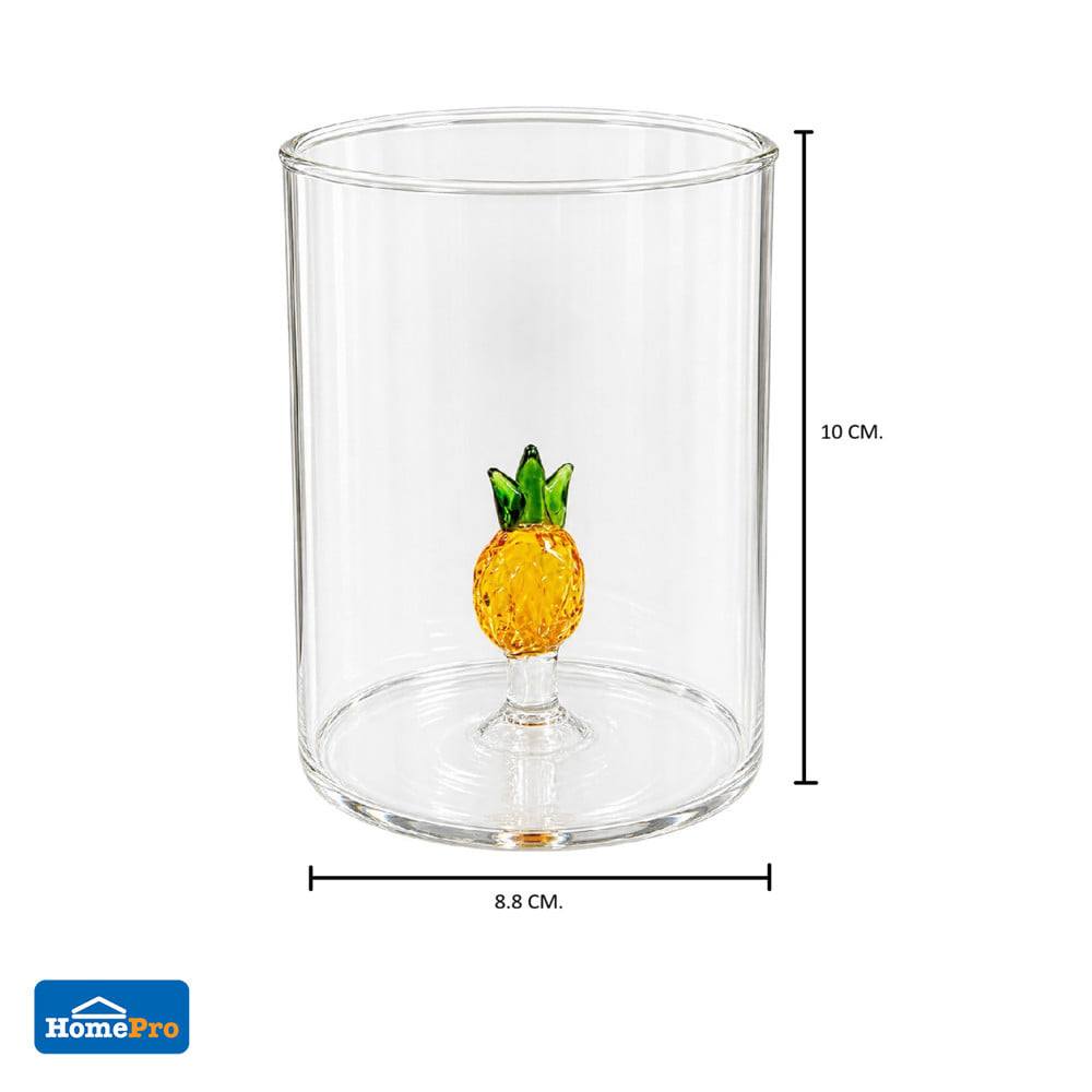 แก้วน้ำ HOMEPRO ลายสับปะรด 400 มล.