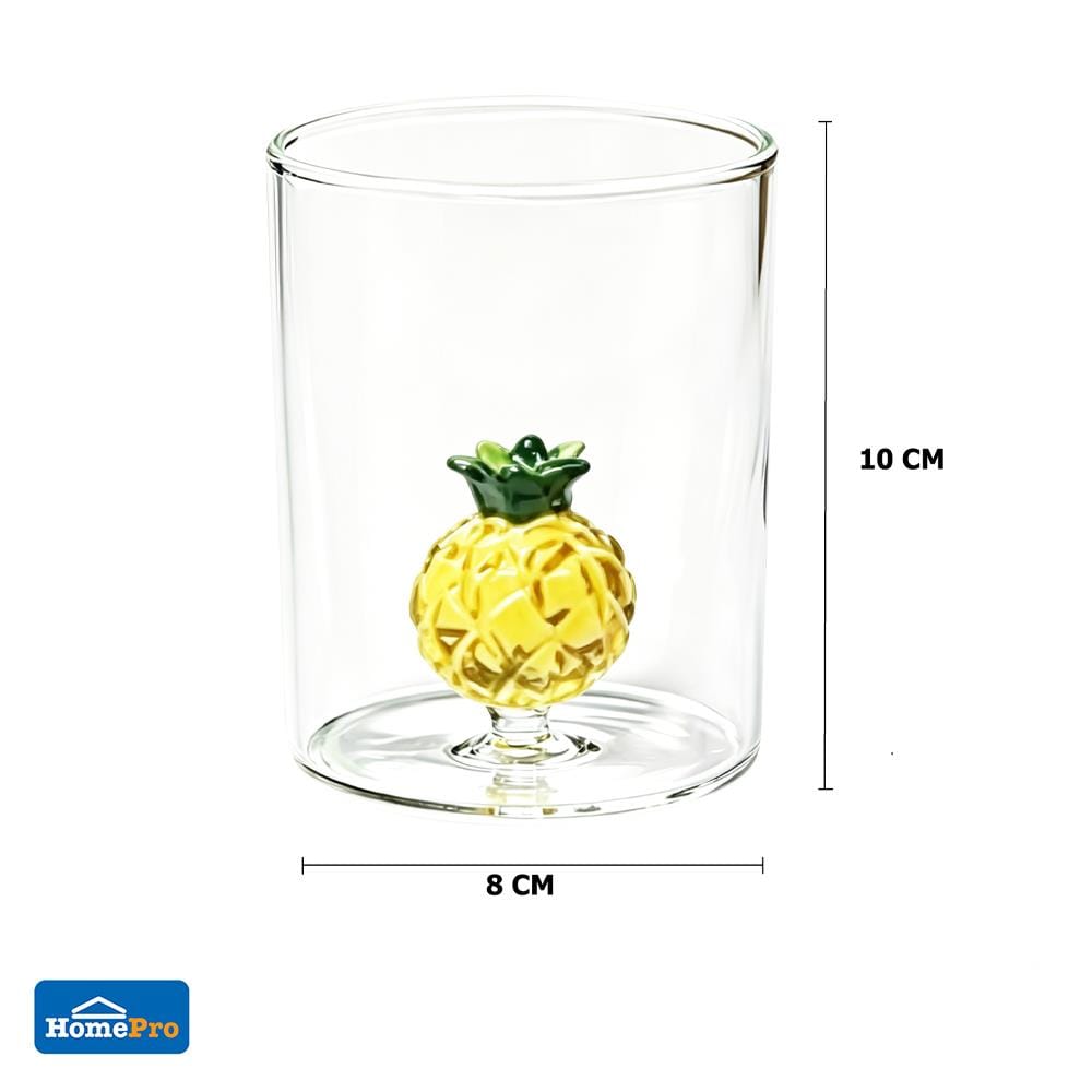 แก้วน้ำ HOMEPRO ลายสับปะรด 400 มล.