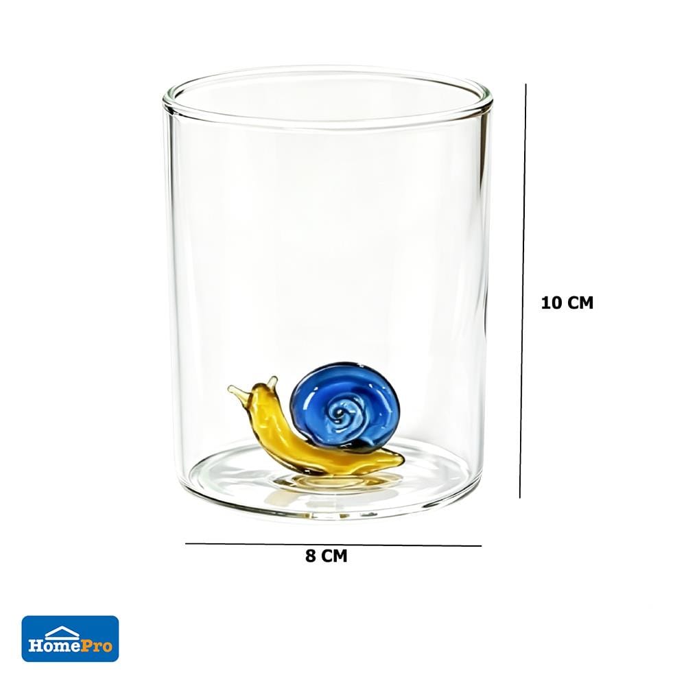 แก้วน้ำ HOMEPRO ลายหอยทาก 400 มล.