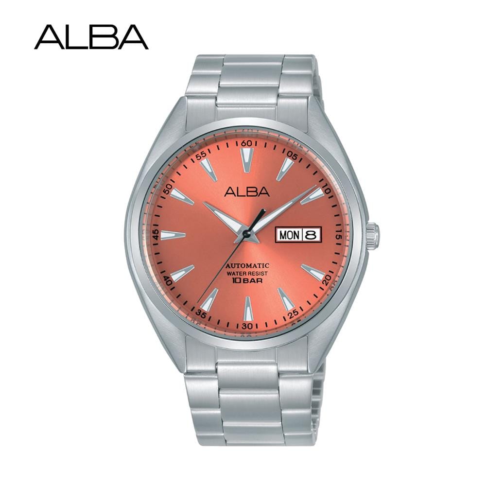 นาฬิกาข้อมือผู้ชาย ALBA รุ่น AL4679X ขนาด 41 มม. สีส้ม