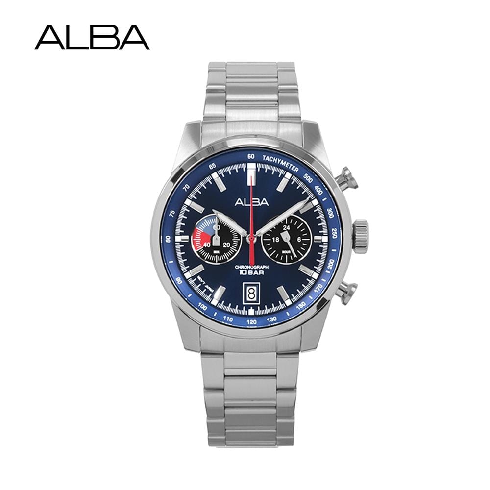 นาฬิกาข้อมือผู้ชาย ALBA รุ่น A4B005X ขนาด 44 มม. สีน้ำเงิน_0