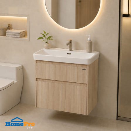 อ่างเคาน์เตอร์ MOYA PLUS HPN-H60-P103 60 ซม. สีไลท์โอ๊ค_3