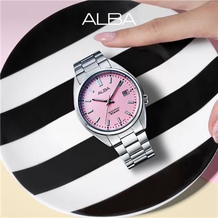 นาฬิกาข้อมือผู้หญิง ALBA AG8M43X 36 มม. สี SILVER/PINK_3