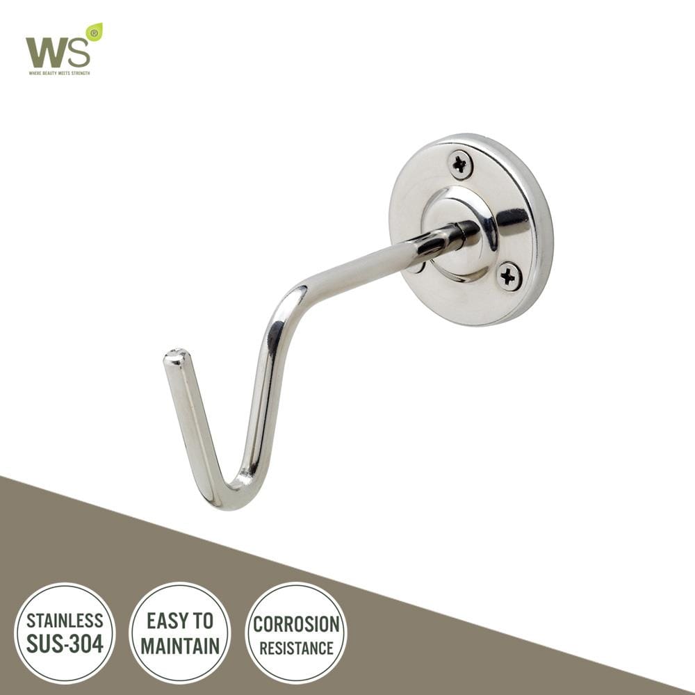 ขอแขวนผ้า WS H-504 สีโครม