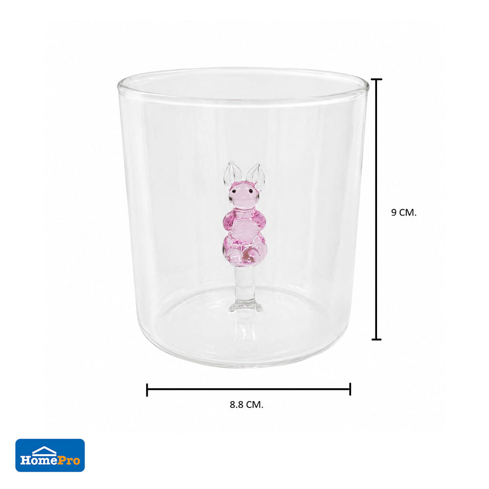แก้วน้ำ HOMEPRO ลายกระต่าย 400 มล.