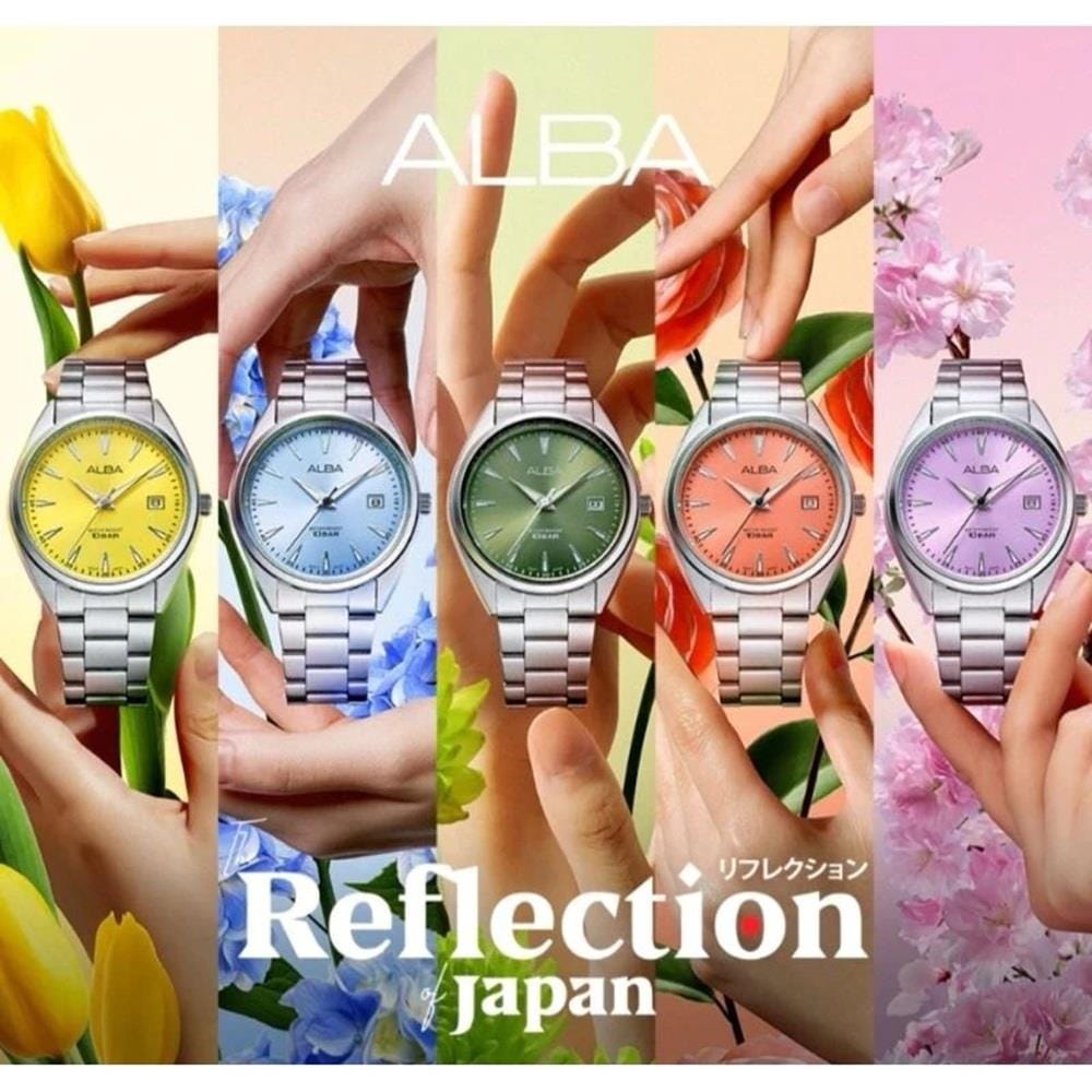 นาฬิกาข้อมือผู้ชาย ALBA รุ่น AL4683X ขนาด 41 มม. สีเขียว