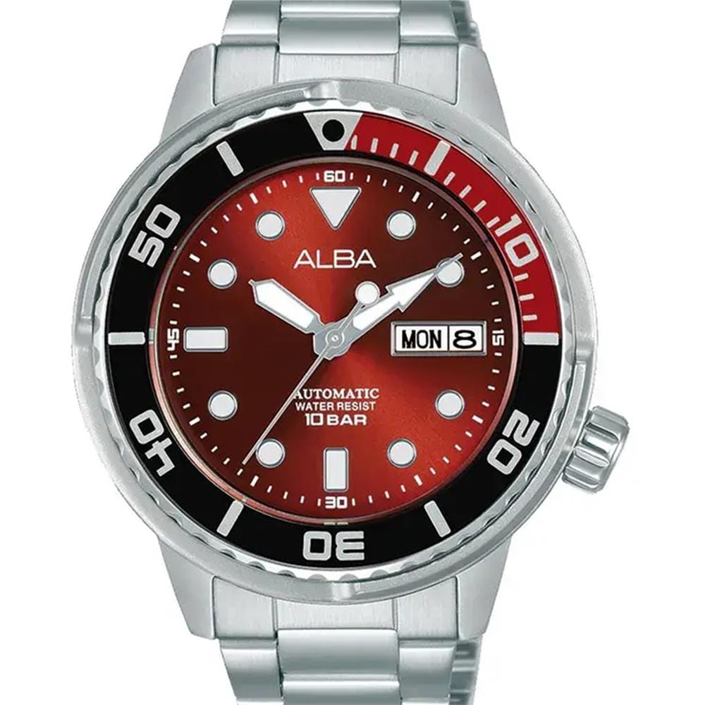 นาฬิกาข้อมือผู้ชาย ALBA รุ่น AL4229X ขนาด 43 มม. สีแดง