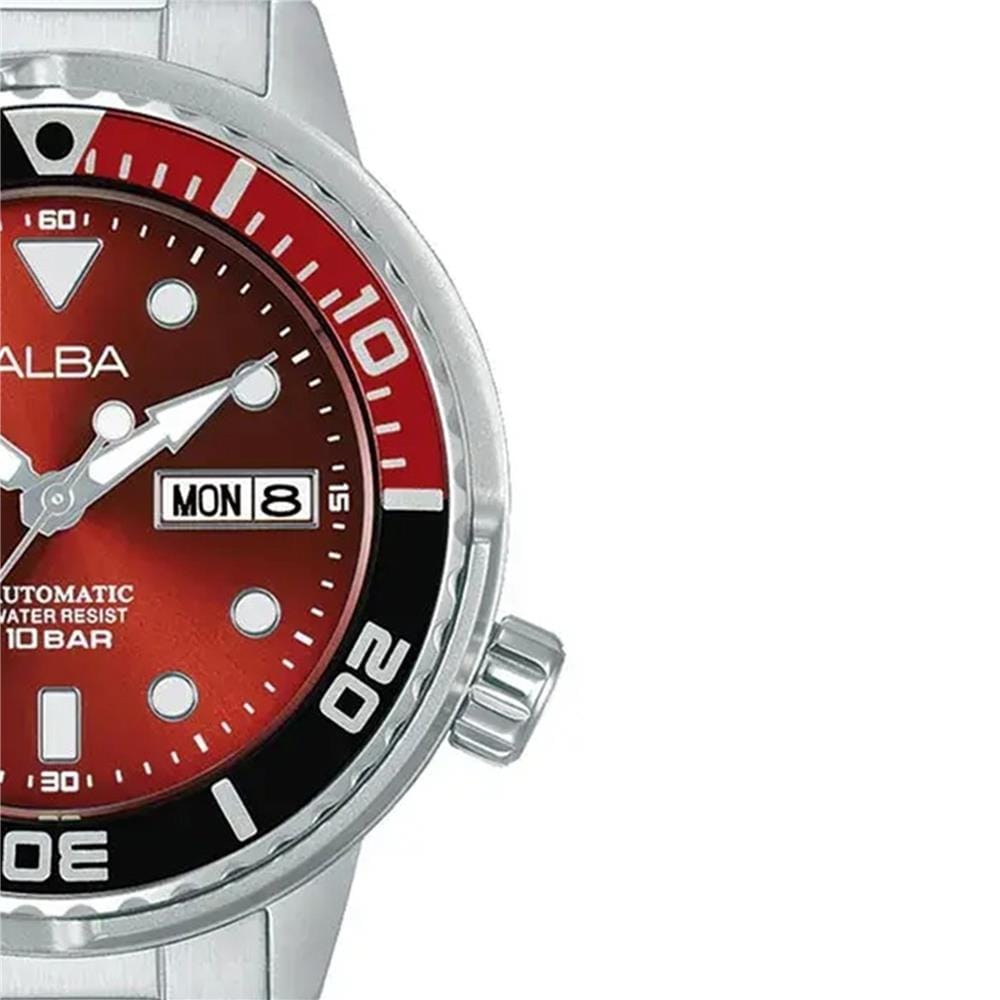 นาฬิกาข้อมือผู้ชาย ALBA รุ่น AL4229X ขนาด 43 มม. สีแดง