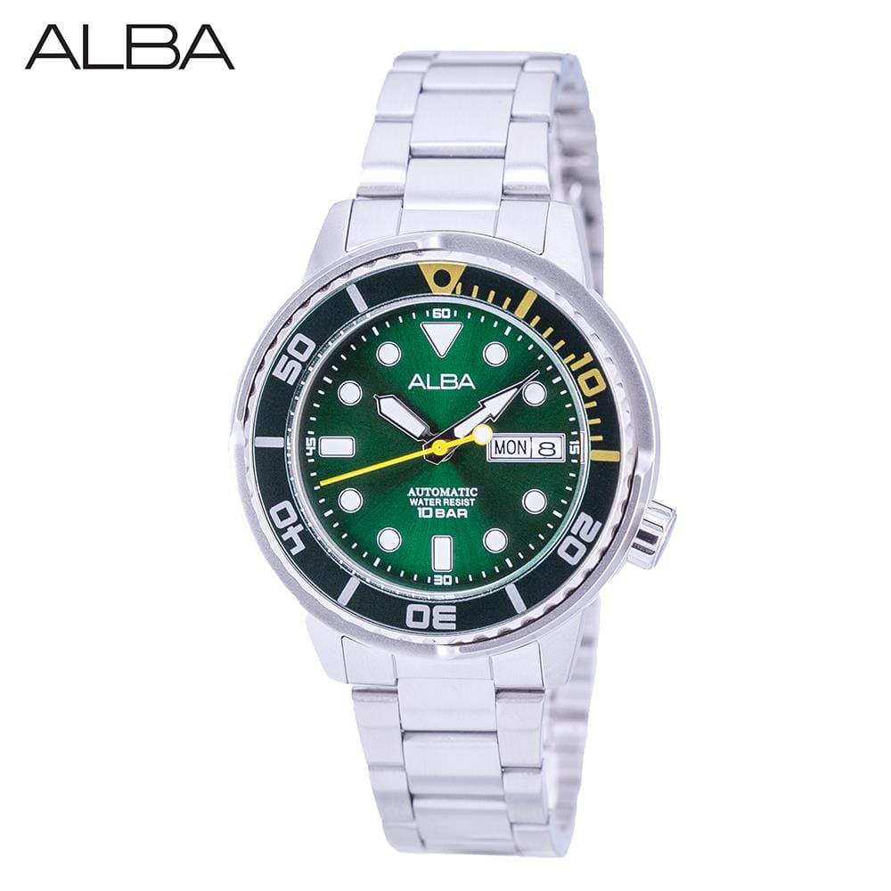 นาฬิกาข้อมือผู้ชาย ALBA รุ่น AL4225X ขนาด 43 มม. สีเขียว