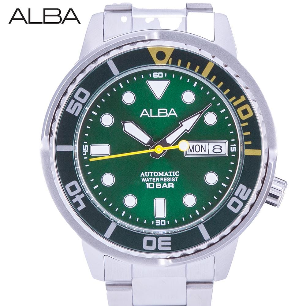 นาฬิกาข้อมือผู้ชาย ALBA รุ่น AL4225X ขนาด 43 มม. สีเขียว