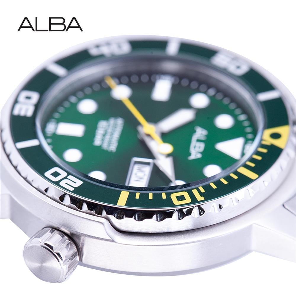 นาฬิกาข้อมือผู้ชาย ALBA รุ่น AL4225X ขนาด 43 มม. สีเขียว